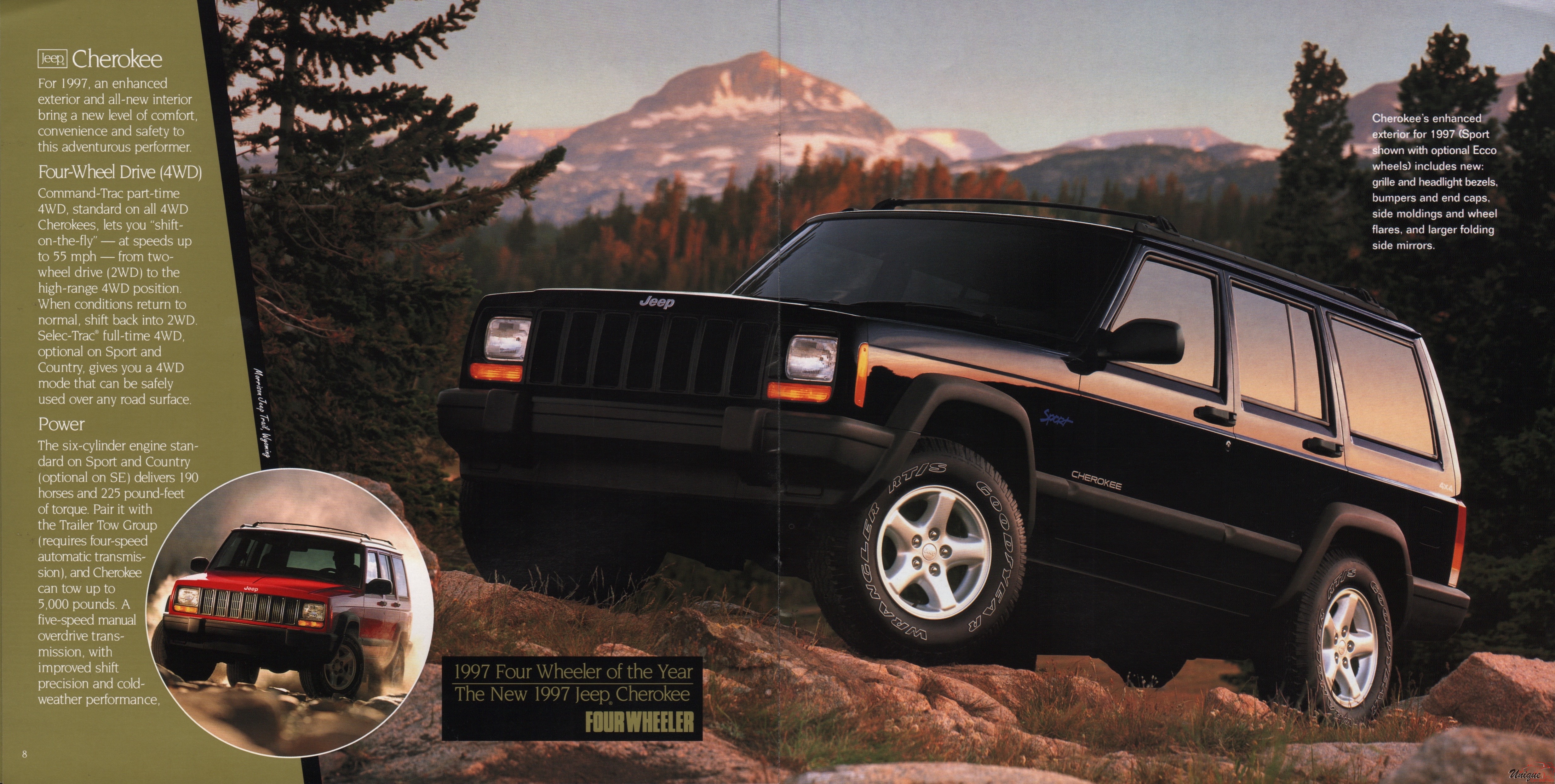 1997 Jeep Brochure Page 9